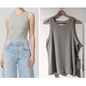 Citizens of Humanity | Isabel Rib Tank In Andes Green